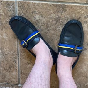 Polo RL slip ons, leather